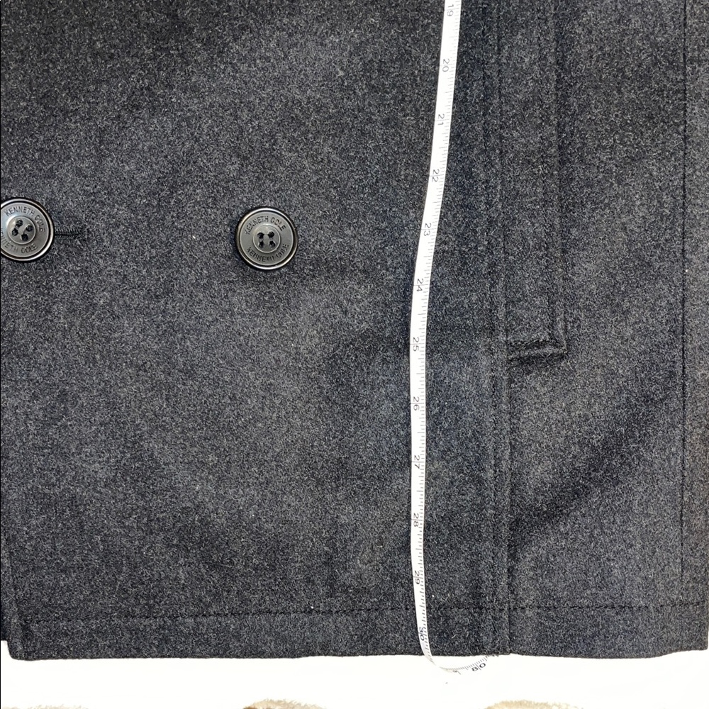 Kenneth Cole New York Black Pea Coat - Picture 10 of 15
